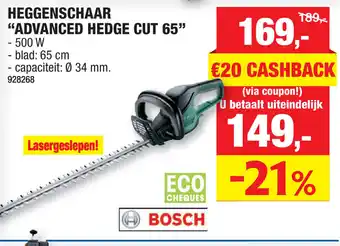 Hubo Heggenschaar Advance Hedge Cut 65" aanbieding