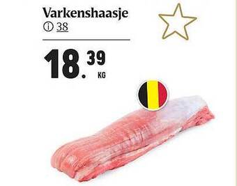 Buurtslagers Varkenshaasje aanbieding