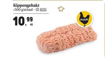 Buurtslagers Kippengehakt aanbieding