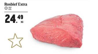 Buurtslagers Rosbief extra aanbieding
