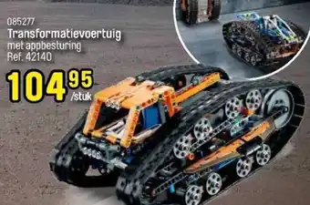 Happyland Lego trasformatievoertuig met appbesturing Ref. 42140 aanbieding