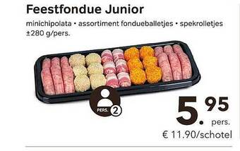Bon Ap Feestfondue junior aanbieding