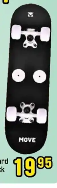 Happyland Skateboard eyes black 61CM aanbieding