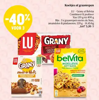 Proxy Delhaize Koekjes of graanrepen aanbieding
