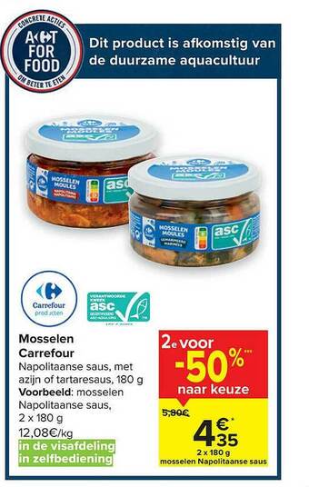 Carrefour Mosselen Carrefour aanbieding