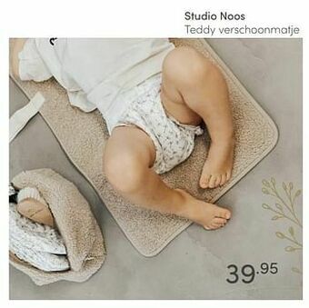 Baby & Tiener Studio noos teddy verschoonmatje aanbieding