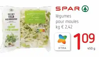 Legumes pour moules