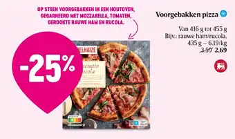 Voorgebakken pizza