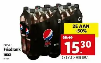 Lidl Frisdrank max aanbieding