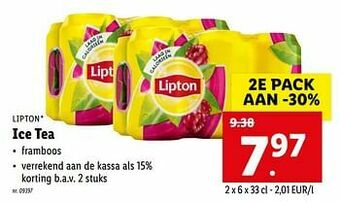 Lidl Ice tea aanbieding