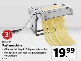 Lidl Pastamachine aanbieding