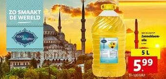 Lidl Zonnebloemolie aanbieding