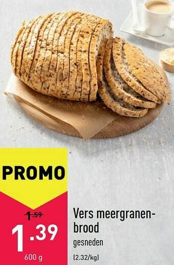 ALDI Vers meergranenbrood aanbieding