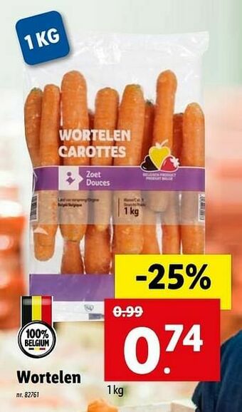 Lidl Wortelen aanbieding