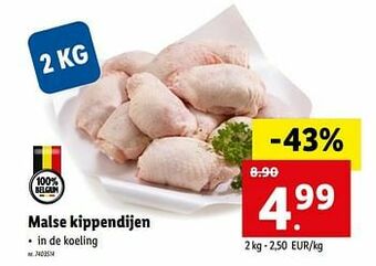 Lidl Malse kippendijen aanbieding