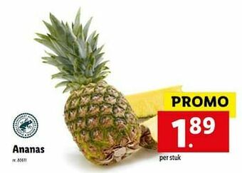 Lidl Ananas aanbieding