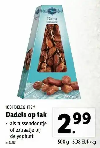 Lidl Dadels op tak aanbieding