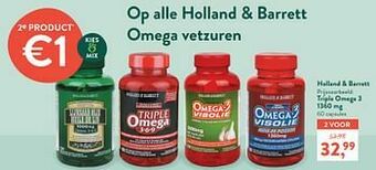 Holland & Barrett Triple omega 3 1360 mg aanbieding