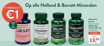 Holland & Barrett Magnesium citraat 100 mg aanbieding