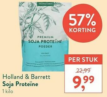 Holland & Barrett Soja proteïne aanbieding