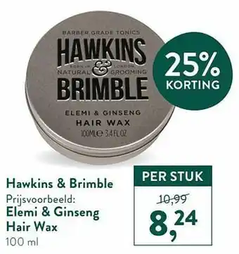 Elemi + ginseng hair wax