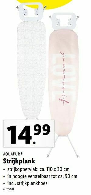 Lidl Strijkplank aanbieding