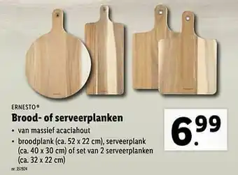 Brood- of serveerplanken