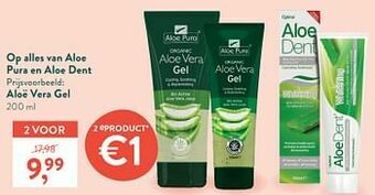 Holland & Barrett Aloë vera gel aanbieding