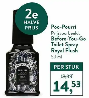 Before-you-go toilet spray royal flush