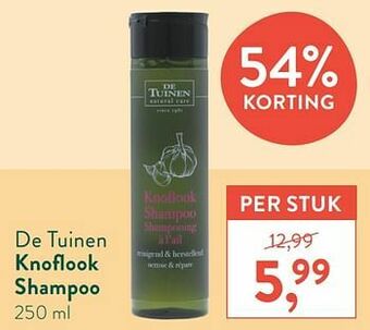 Holland & Barrett Knoflook shampoo aanbieding