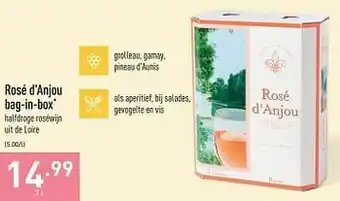 Rosé d`anjou bag-in-box