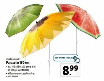 Lidl Parasol aanbieding