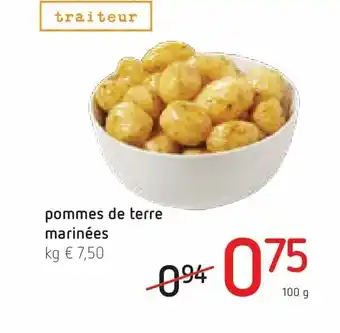 Pommes de terre marinees