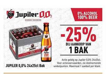 Prik en Tik Jupiler 0,0% aanbieding