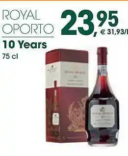 Prik en Tik Royal oporto 10 years aanbieding