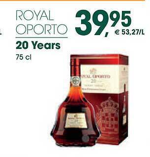 Prik en Tik Royal oporto 20 years aanbieding