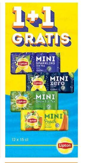 Prik en Tik Lipton ice tea aanbieding