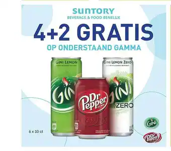 Prik en Tik Gini lemon, dr pepper, gini lemon zero aanbieding