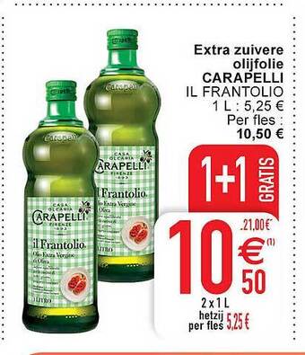 Cora Extra zuivere olijfolie carapelli il frantolio aanbieding