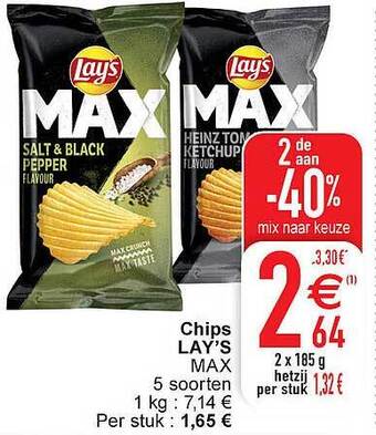 Cora Chips lay's aanbieding