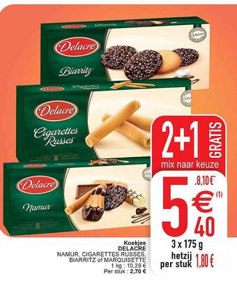 Cora Koekjes delacre aanbieding