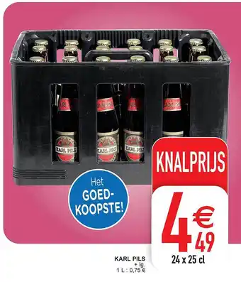 Cora Karl pils aanbieding