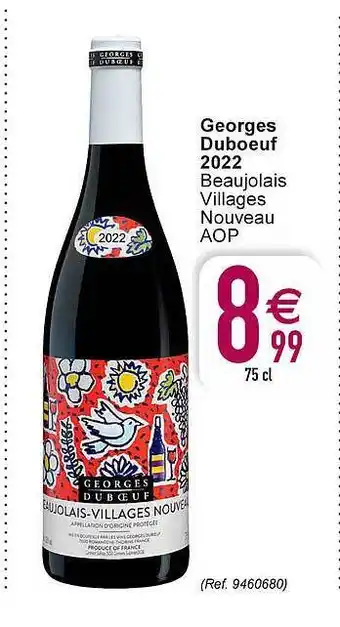 Cora Georges duboeuf 2022 beaujolais nouveau aop aanbieding