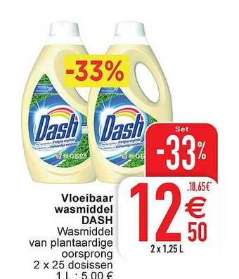 Cora Vloeibaar wasmiddel dash aanbieding