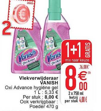 Cora Vlekverwijderaar vanish aanbieding