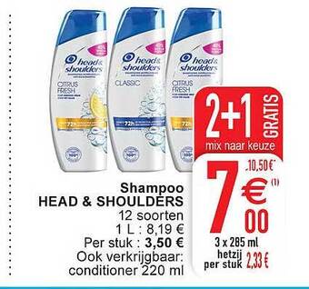 Cora Shampoo head & shoulders aanbieding