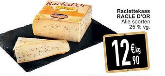 Cora Raclettekaas racle d'or aanbieding