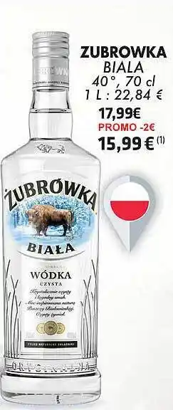 Cora Zubrowka biala aanbieding