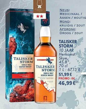Cora Talisker storm aanbieding