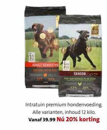 Intratuin Intratuin premium hondenvoeding aanbieding